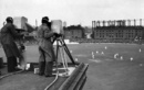 Cameras capture the action, England v South Africa, 5th Test, The Oval, 4th day, August 20, 1947