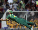 Albie Morkel completes a diving catch to get rid of James Hopes, South Africa v Australia, 2nd Twenty20, Centurion, March 29, 2009