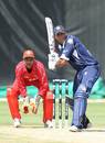Scotland's Navdeep Poonia on his way to 79, Oman v Scotland, ICC World Cup Qualifiers, Johannesburg, April 4, 2009