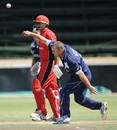 Scotland captain Ryan Watson in action during the heavy defeat against Canada, Canada v Scotland, ICC World Cup Qualifiers, Benoni, April 8, 2009