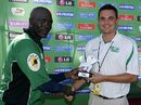 Kennedy Otieno was the Man of the Match, Denmark v Kenya, World Cup Qualifiers, Potchefstroom, April 8, 2009
