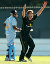 Alister McDermott appeals for a wicket, Australia Under-19 v India Under-19, 2nd match, Hobart, April 9, 2009