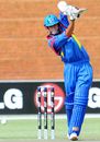 Namibia's Raymond van Schoor blasts the ball down the ground, Kenya v Namibia, ICC World Cup Qualifiers, Super Eights, Johannesburg, April 15, 2009