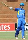 Raymond van Schoor after reaching his half-century, Kenya v Namibia, ICC World Cup Qualifiers, Super Eights, Johannesburg, April 15, 2009