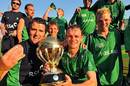 William Porterfield (centre) leads Ireland's celebrations, Canada v Ireland, World Cup Qualifier final, Centurion, April 19, 2009
