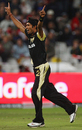 Ashok Dinda celebrates the dismissal of Adam Gilchrist, Deccan Chargers v Kolkata Knight Riders, IPL, 4th game, Cape Town, April 19, 2009