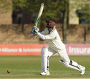 Devon Smith cover drives for four, Leicestershire v West Indians, Grace Road, April 20, 2009