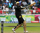 Chris Gayle pulls on his way to an unbeaten 44, Kings XI Punjab v Kolkata Knight Riders, IPL, 6th game, Durban, April 21, 2009