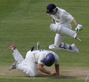 Phillip Hughes survives a run-out attempt, Middlesex v Glamorgan, County Championship Division Two, Lord's, April 22, 2009