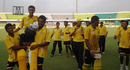 The Bangladesh Under-19 players celebrate the series win, Bangladesh Under-19 v Sri Lanka Under-19, 4th ODI, Mirpur, May 7, 2009
