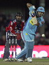 Abhishek Nayar drives down the ground, Delhi Daredevils v Mumbai Indians, IPL, East London, May 8, 2009 