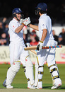 Andrew Strauss and Alastair Cook celebrate England's ten-wicket win, England v West Indies, 1st Test, Lord's, May 8, 2009