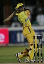 S Badrinath plays the ball towards third man, Chennai Super Kings v Rajasthan Royals, IPL, 37th match, Kimberley, May 9, 2009