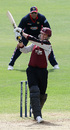 Marcus Trescothick heaves one over midwicket, Kent v Somerset, Canterbury, May 16, 2009