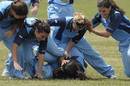 Argentina celebrate a wicket, Twenty20 3rd Place Play-off: United States of America Women v Argentina Women, Lauderhill, May 19, 2009