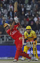 Virat Kohli lofts the ball for a six over long-on, Bangalore Royal Challengers v Chennai Super Kings, IPL, second semi-final, Johannesburg, May 23, 2009