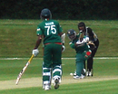 Mahmudullah launches into one, Bangladesh v New Zealand, ICC World Twenty20 warm-up match, Wormsley Cricket Ground, Oxfordshire, May 26, 2009