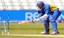 Tillakaratne Dilshan is undone by Mashrafe Mortaza, Bangladesh v Sri Lanka, ICC World Twenty20 warm-up match, Trent Bridge, June 2, 2009