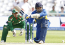 Mahela Jayawardene gears up for the sweep, Bangladesh v Sri Lanka, ICC World Twenty20 warm-up match, Trent Bridge, June 2, 2009