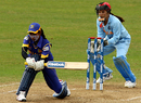 Deepika Rasangika employs the sweep, India v Sri Lanka, ICC Women's World Twenty20, Taunton, June 15, 2009