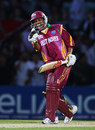 Ramnaresh Sarwan celebrates West Indies' win and their semi-final qualification, England v West Indies, ICC World Twenty20, The Oval, June 15, 2009