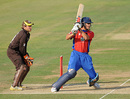 Alastair Cook steps to leg to pummel another four during his blistering hundred, Surrey v Essex, Twenty20 Cup, The Oval, June 25, 2009