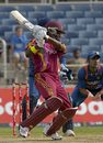 Darren Bravo cuts, West Indies v India, 1st ODI, Kingston, June 26, 2009 
