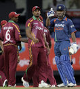 MS Dhoni flashes a thumbs-up sign after guiding India to a 2-1 series lead, West Indies v India, 3rd ODI, St Lucia, July 3, 2009