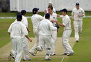 Calum MacLeod celebrates a wicket, Scotland v Canada, ICC Intercontinental Cup, Aberdeen, July 3, 2009
