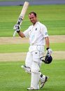 Jonathan Trott celebrates his century, Warwickshire v Sussex, County Championship, Edgbaston, 2nd day, July 8, 2009