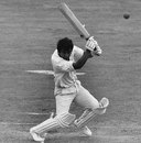 Sunil Gavaskar cuts on his way to a half-century, England v India, 2nd Test, Old Trafford, 3rd day, August 7, 1971