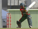 Mohammad Ashraful cuts during his fifty, West Indies v Bangladesh, 2nd ODI, Dominica, July 28, 2009 
