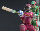 Devon Smith in an aggressive mood, West Indies v Bangladesh, Only Twenty20 international, St Kitts, August 2, 2009