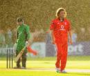 England had to battle some damp conditions, Ireland v England, Only ODI, Stormont, August 27, 2009