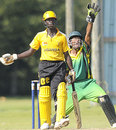 Andrew Ochan scored 57 in Uganda's win, Uganda v Vanuatu, ICC U-19 World Cup Qualifier, Toronto, Canada