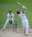 Johan van der Wath launches down the ground for six, Surrey v Northamptonshire, County Championship, 3rd day, The Oval, September 11, 2009