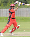Darius D'Souza drives, Canada v USA, ICC Under-19 Cricket World Cup Qualifier, Toronto, September 11, 2009