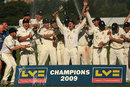 Durham celebrate their back-to-back Championships, Durham v Nottinghamshire, County Championship, Chester-le-Street, September 12, 2009