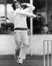 Eknath Solkar bowls against Somerset, Somerset v Indians, 3rd day, Taunton, May 3, 1974