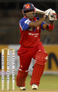 R Vinay Kumar smashes one straight past the bowler, Bangalore Provident (Rural) v Belagavi Panthers, Karnataka Premier League Cup, final, September 23, 2009
