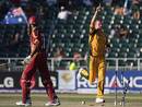 Peter Siddle sends David Bernard on his way for 8, Australia v West Indies, ICC Champions Trophy, Group A, Johannesburg, September 26, 2009
