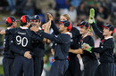 England celebrate their entry into the semi-finals, South Africa v England, ICC Champions Trophy, Group B, Centurion, September 27, 2009