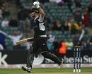 Grant Elliott celebrates the victory, New Zealand v Pakistan, ICC Champions Trophy, 2nd semi-final, Johannesburg, October 3, 2009