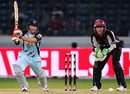 David Warner drives through the off side, NSW v Somerset, Champions League, Hyderabad, October 18, 2009