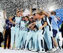 New South Wales celebrate their Champions League victory, New South Wales v Trinidad & Tobago, Champions League Twenty20 final, Hyderabad, October 23, 2009