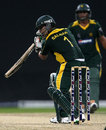 Salman Butt guides one through the off side, Pakistan v New Zealand, 2nd ODI, Abu Dhabi, November 6, 2009