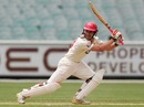 Michael Klinger plays through the off side during his unbeaten 207, Victoria v South Australia, Sheffield Shield, Melbourne, 2nd day, December 11, 2009