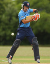 Reece Young plays the square cut during his 40, Auckland v Otago, New Zealand Cricket One Day Competition, Auckland, December 17, 2009