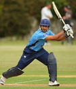 Ravi Bopara drives square on the off side, Auckland v Wellington, New Zealand Cricket One Day Competition, Auckland, December 23, 2009  