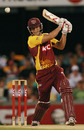 Chris Simpson during his belligerent innings, Queensland v Western Australia, Twenty20 Big Bash, Brisbane, January 16, 2010